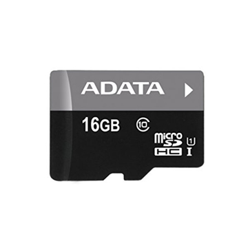 الصورة: اداتا ، بطاقة ذاكرة مايكرو  SDHC/SDXC UHS-I U1 بسعة 16GB الفئة 10 مع محول