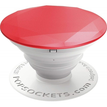 Picture of PopSockets Collapsible Grip & Stand for Phones and Tablets - Red Metallic Diamond