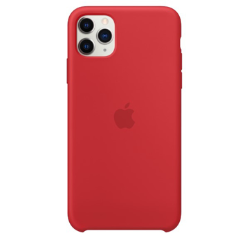 الصورة: ابل غطاء حماية خلفي سيليكون لاجهزة ابل iPhone 11 Pro Max- احمر 