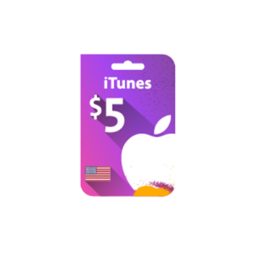 Picture of iTunes Gift Card $5 (US Store)