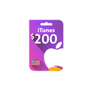 Picture of iTunes Gift Card $200 (US Store)