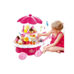 صورة لعبة عربة السوبر ماركت ومتجر الآيس كريم والحلوى للفتيات مع موسيقى وأضواء