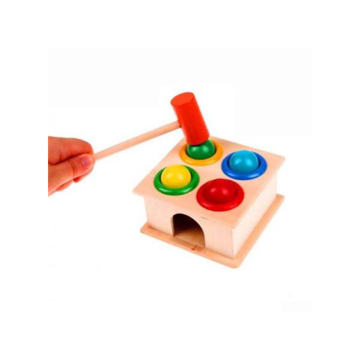 Picture of Wooden Hammering Game Box With Balls - ZK01-08