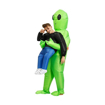 Picture of Limodo Inflatable ET Monster Costume Scary Green Alien