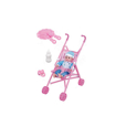 Picture of 4-sound 14-inch cotton doll with shaker. Cart. Tableware. Bottle. Pacifier